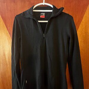 Icebreaker Women's Merino 260 Tech Long Sleeve Half Zip Thermal Top Mock Neck